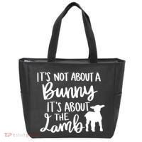 Not About A Bunny It's About The Lamb Tote Bag thumb 0