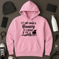 Not About A Bunny It's About The Lamb Hoodie thumb 3