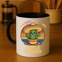 Nacho Average Apple Farmer Mexican Cinco De Mayo Farming Coffee Mug thumb 4
