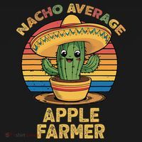 Nacho Average Apple Farmer Mexican Cinco De Mayo Farming Baby Bodysuit thumb 2