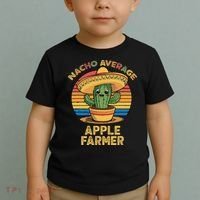 Nacho Average Apple Farmer Mexican Cinco De Mayo Farming Toddler T-Shirt thumb 2