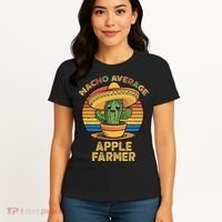 Nacho Average Apple Farmer Mexican Cinco De Mayo Farming Women's T-Shirt thumb 4