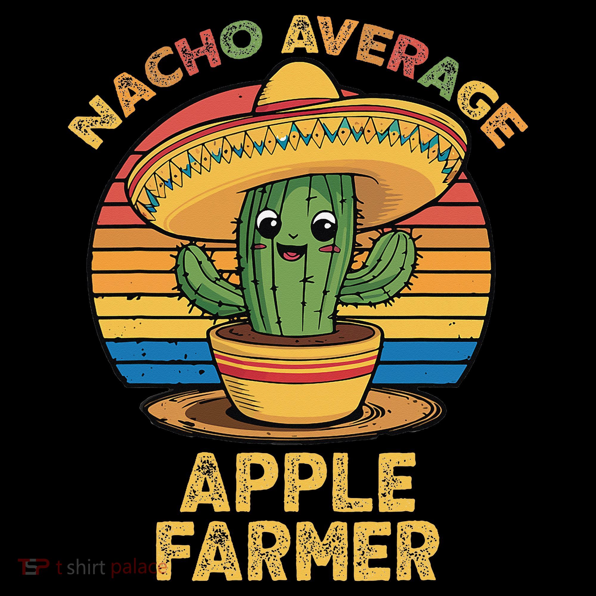 Nacho Average Apple Farmer Mexican Cinco De Mayo Farming Kids Sweatshirt