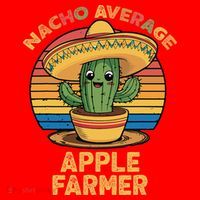 Nacho Average Apple Farmer Mexican Cinco De Mayo Farming Santa Hat thumb 1