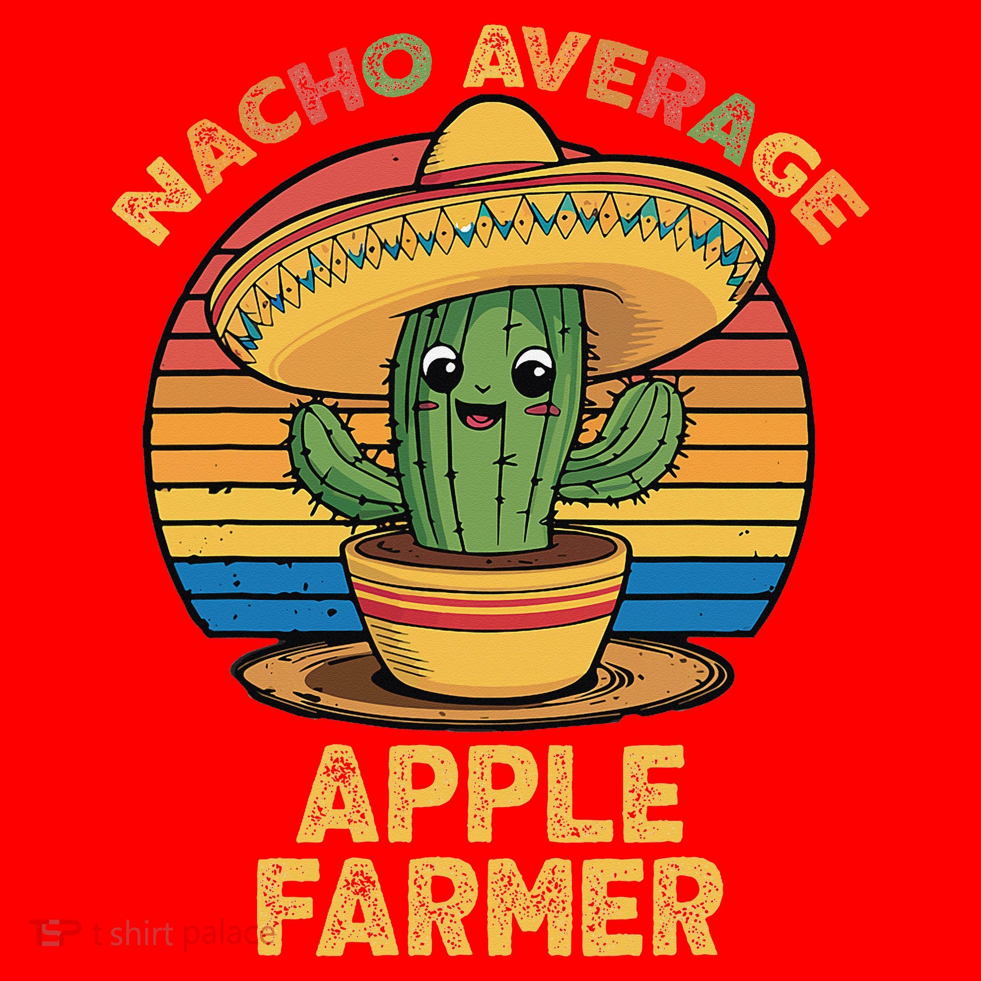 Nacho Average Apple Farmer Mexican Cinco De Mayo Farming Santa Hat