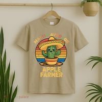Nacho Average Apple Farmer Mexican Cinco De Mayo Farming T-Shirt thumb 2