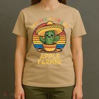 Nacho Average Apple Farmer Mexican Cinco De Mayo Farming T-Shirt thumb 4