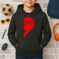 Nephew And Aunt Matching Kids Hoodie thumb 2