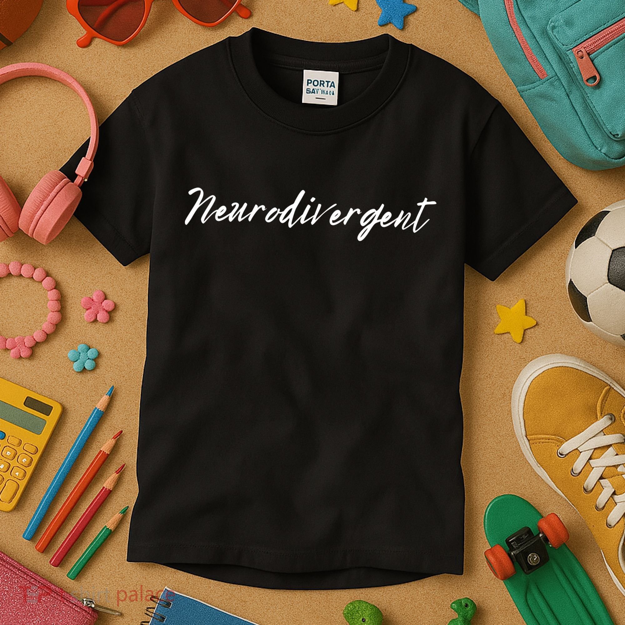 Neurodivergent ADHD Autism Dyslexia BPD Neurodiversity For Neurodiverse Kids T-Shirt