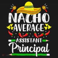 Nacho Average Assistant Principal Cinco De Mayo Teacher Backpack thumb 2