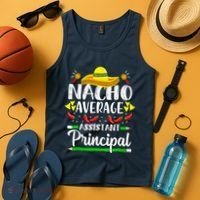 Nacho Average Assistant Principal Cinco De Mayo Teacher Tank Top thumb 4