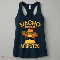 Nacho Average Amputee Mexican Amputation Cinco De Mayo Party Women's Tank Top thumb 3