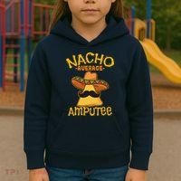 Nacho Average Amputee Mexican Amputation Cinco De Mayo Party Kids Hoodie thumb 3