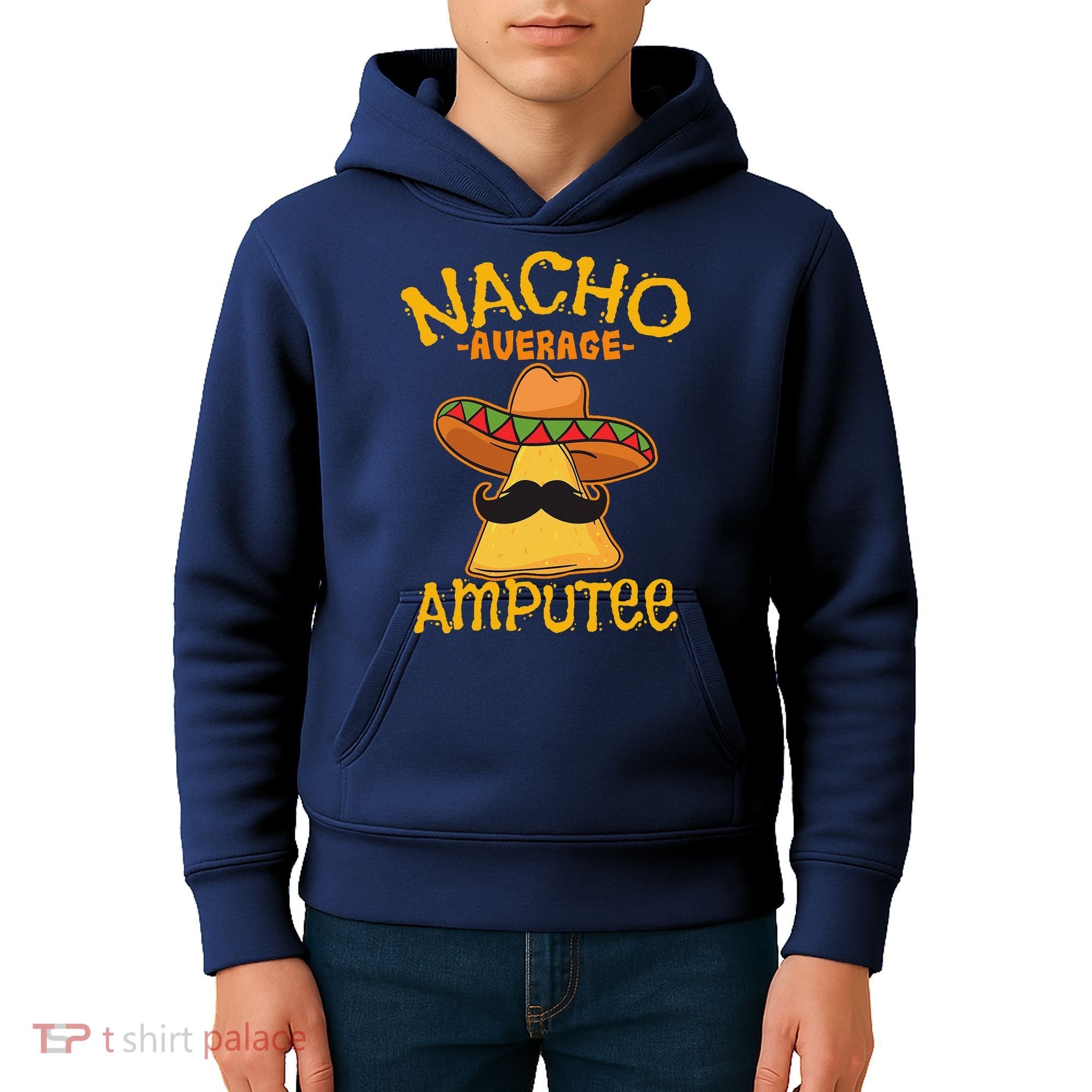 Nacho Average Amputee Mexican Amputation Cinco De Mayo Party Kids Hoodie