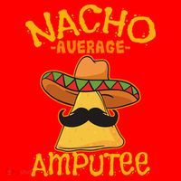 Nacho Average Amputee Mexican Amputation Cinco De Mayo Party Santa Hat thumb 1
