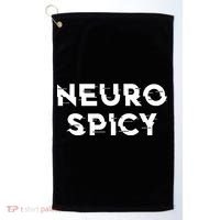 Neurospicy ADHD Autism Neurodiversity Neurodivergent Golf Towel thumb 0