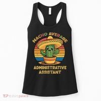 Nacho Average Administrative Assistant Mexican Cinco De Women's Tank Top thumb 0