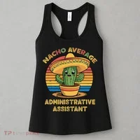 Nacho Average Administrative Assistant Mexican Cinco De Women's Tank Top thumb 3