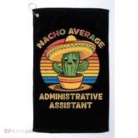 Nacho Average Administrative Assistant Mexican Cinco De Golf Towel thumb 0