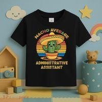 Nacho Average Administrative Assistant Mexican Cinco De Toddler T-Shirt thumb 3