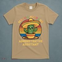 Nacho Average Administrative Assistant Mexican Cinco De T-Shirt thumb 5