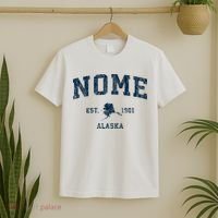 Nome Alaska Ak Vintage Sports T-Shirt thumb 2