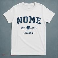 Nome Alaska Ak Vintage Sports T-Shirt thumb 5