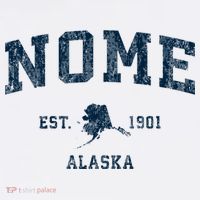 Nome Alaska Ak Vintage Sports T-Shirt thumb 7
