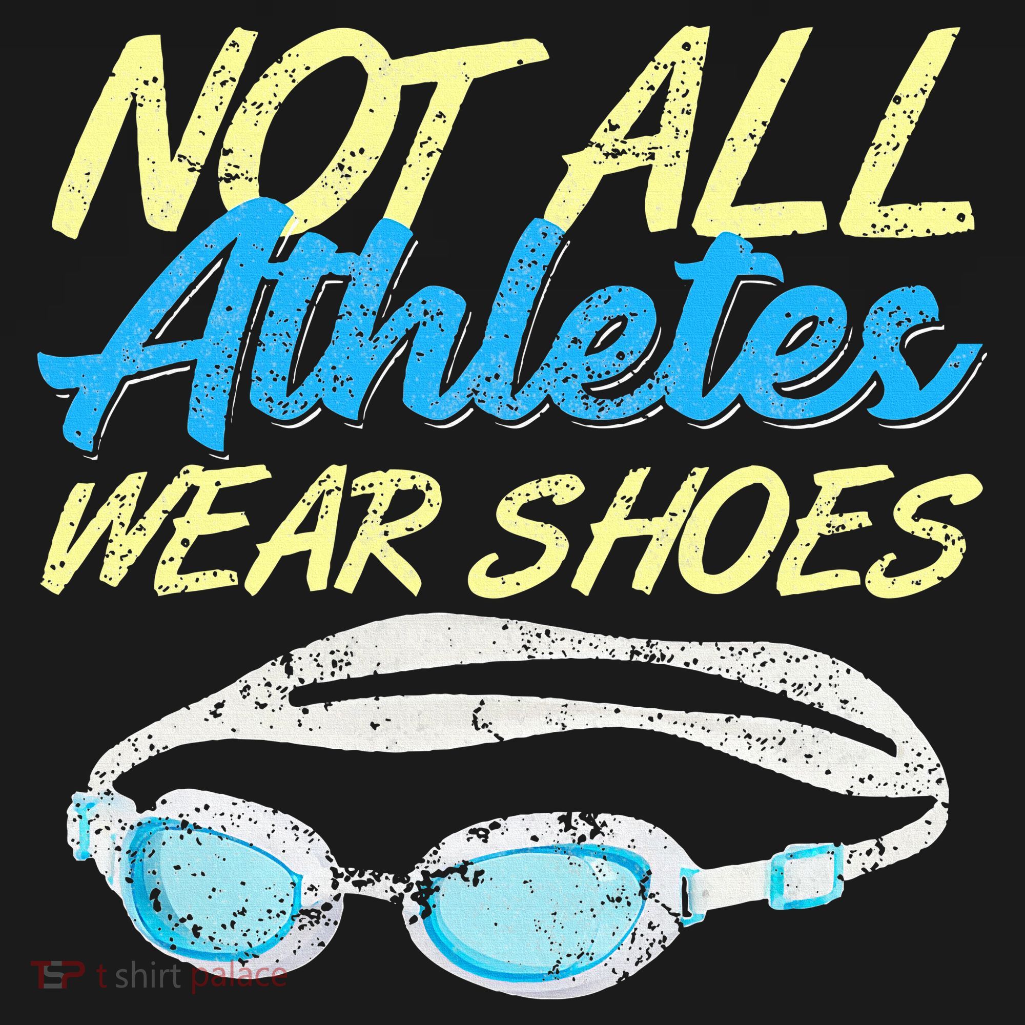 Not All Athletes Wear Shoes Fun Swimmers Team Swim Gift Women's Hoodie