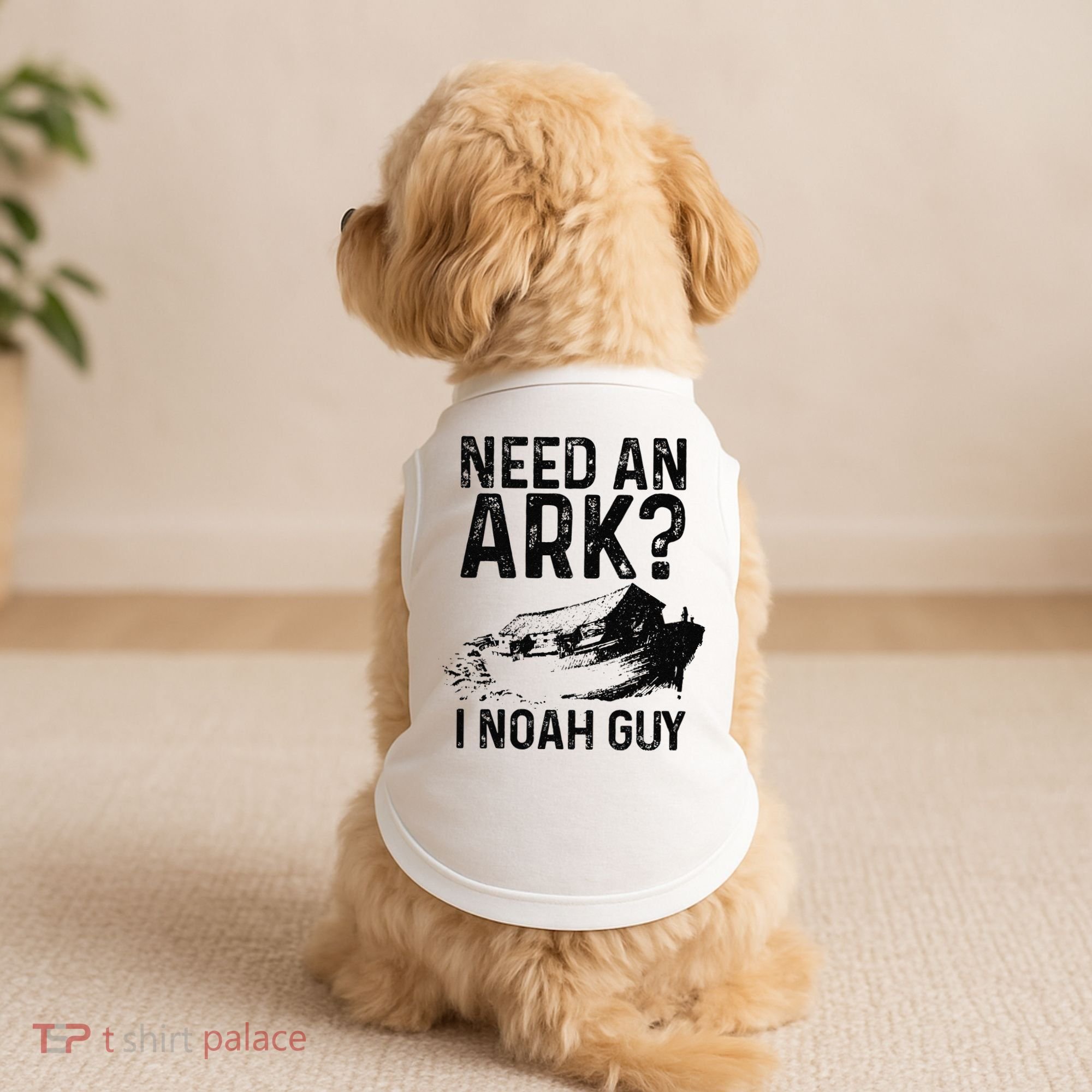 Need An Ark I Noah Guy Funny Christian Pastor Doggie Tank