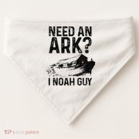 Need An Ark I Noah Guy Funny Christian Pastor USA-Made Doggie Bandana thumb 0