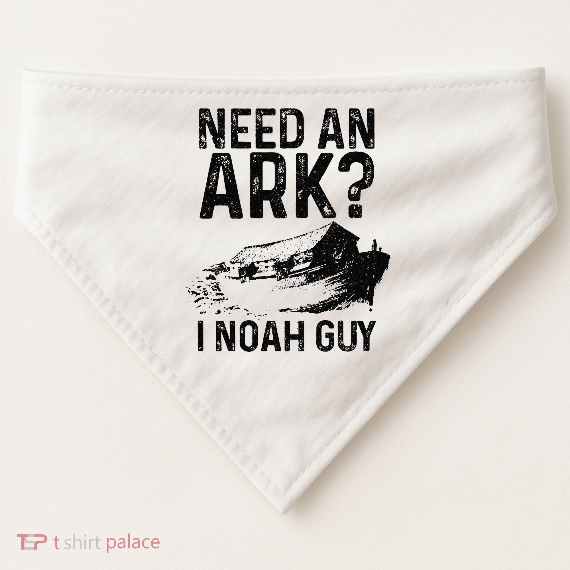 Need An Ark I Noah Guy Funny Christian Pastor USA-Made Doggie Bandana