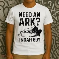 Need An Ark I Noah Guy Funny Christian Pastor T-Shirt thumb 3