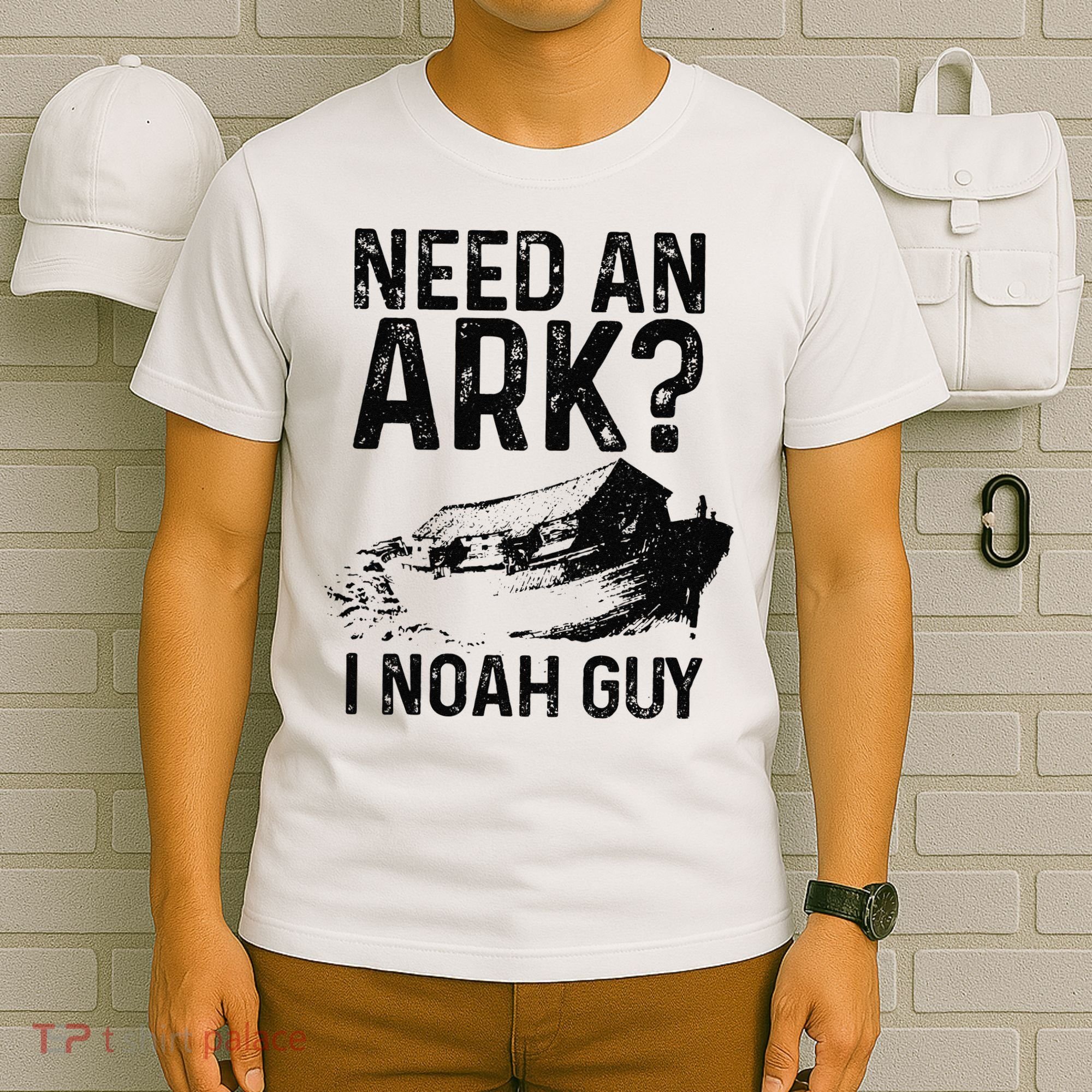 Need An Ark I Noah Guy Funny Christian Pastor T-Shirt
