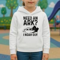 Need An Ark I Noah Guy Funny Christian Pastor Kids Hoodie thumb 3
