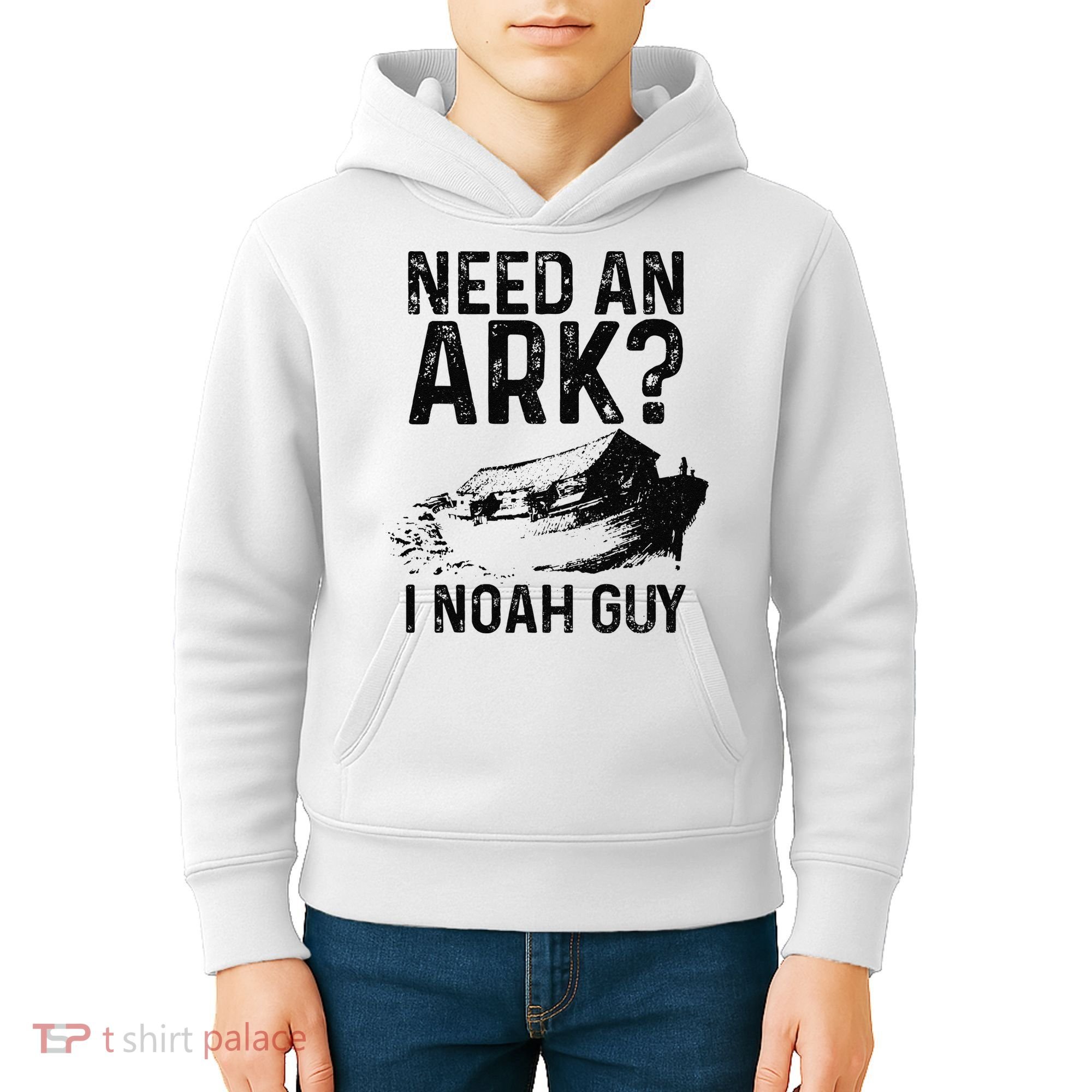 Need An Ark I Noah Guy Funny Christian Pastor Kids Hoodie