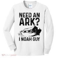 Need An Ark I Noah Guy Funny Christian Pastor Kids Long Sleeve Shirt thumb 0