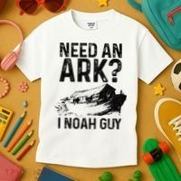 Need An Ark I Noah Guy Funny Christian Pastor Kids T-Shirt thumb 3