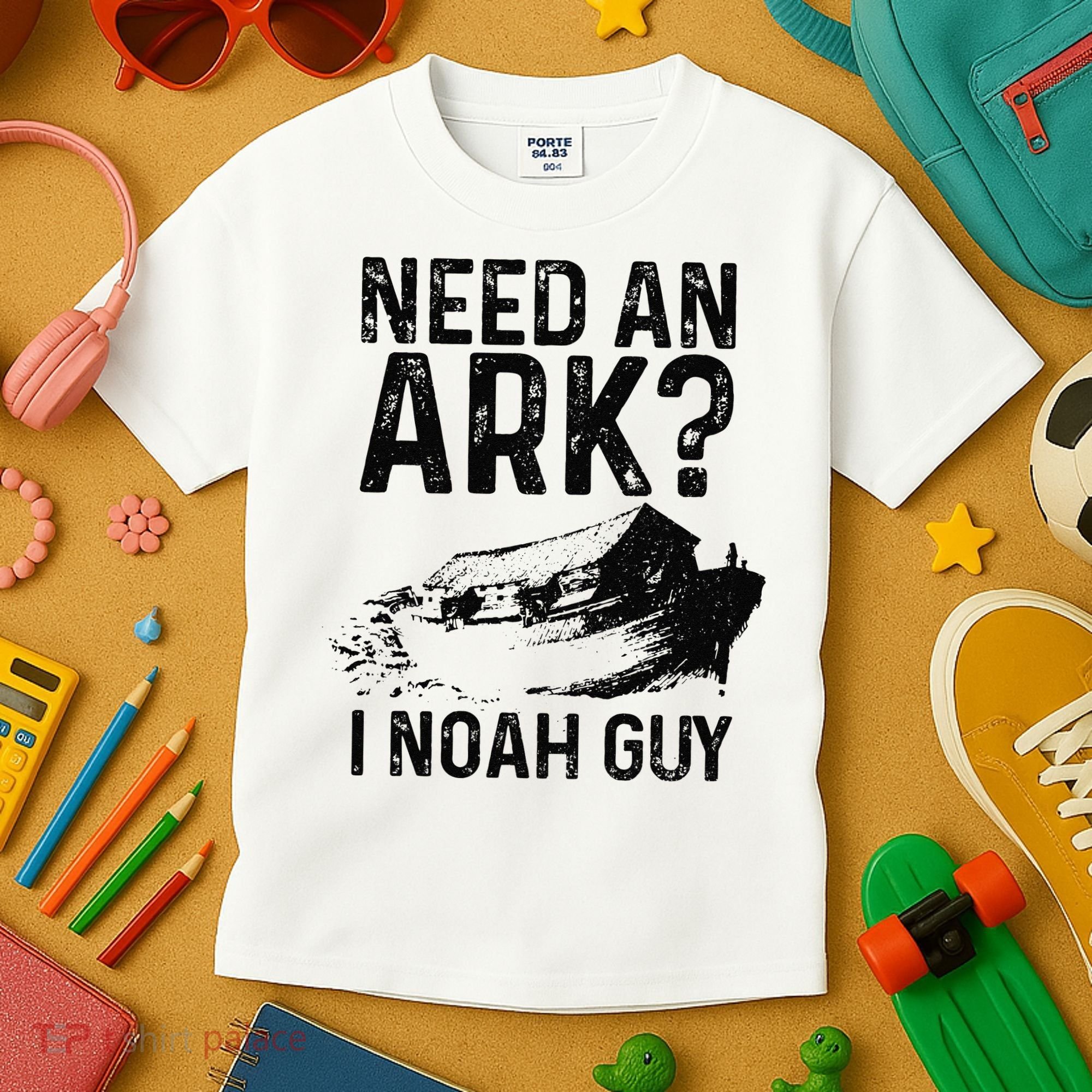 Need An Ark I Noah Guy Funny Christian Pastor Kids T-Shirt