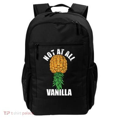 Not At All Vanilla Swinger Upside Down Pineapple Gift Backpack
