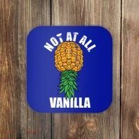 Not At All Vanilla Swinger Upside Down Pineapple Gift Coaster thumb 0