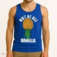 Not At All Vanilla Swinger Upside Down Pineapple Gift Tank Top thumb 3