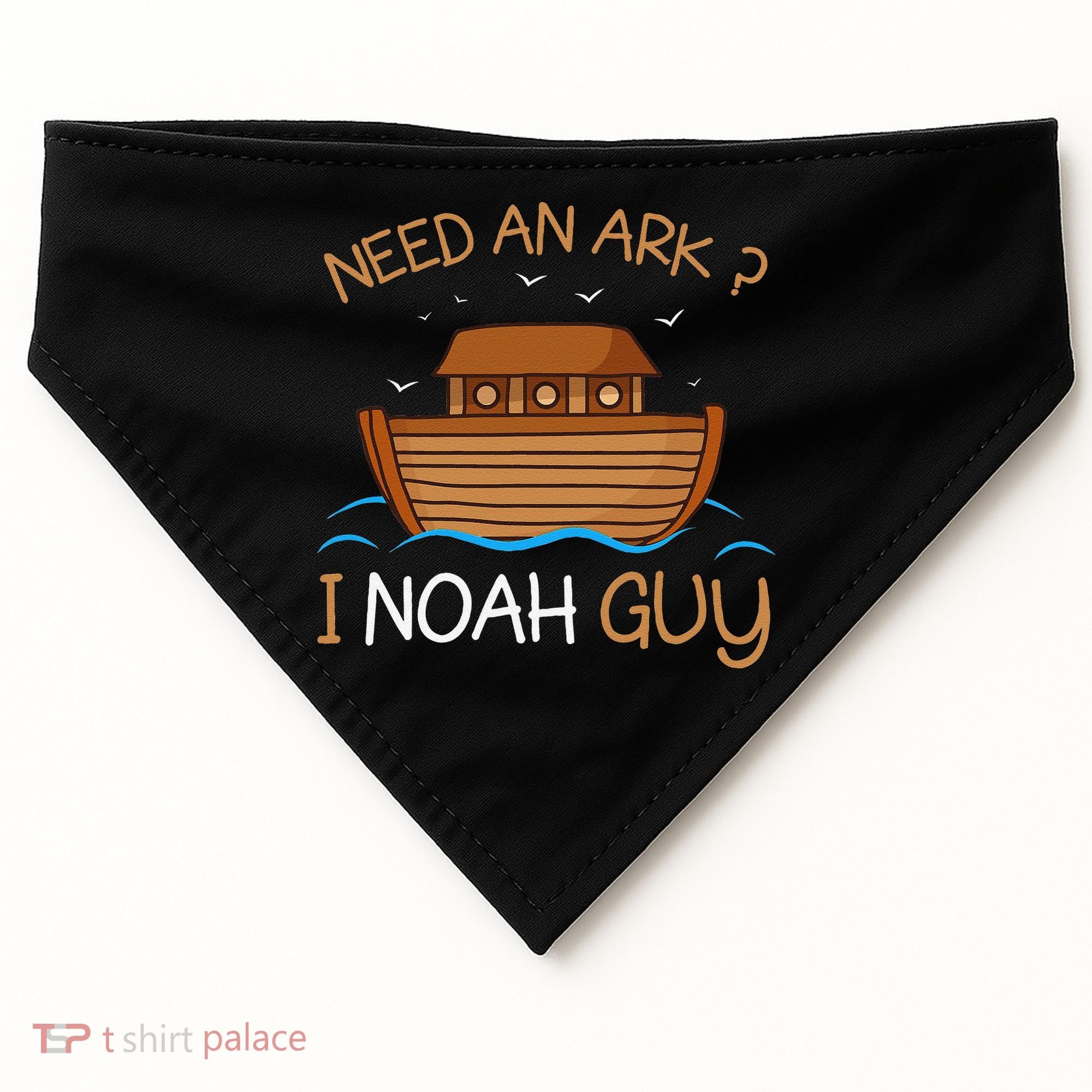 Need An Ark I Noah Guy Funny Biblical Noahs Ark USA-Made Doggie Bandana