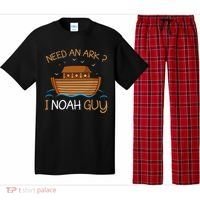 Need An Ark I Noah Guy Funny Biblical Noahs Ark Pajama Set thumb 0