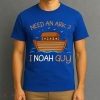 Need An Ark I Noah Guy Funny Biblical Noahs Ark T-Shirt thumb 3