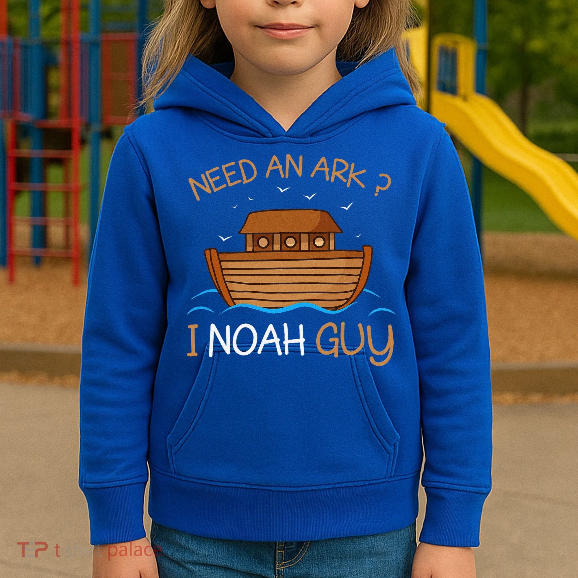 Need An Ark I Noah Guy Funny Biblical Noahs Ark Kids Hoodie