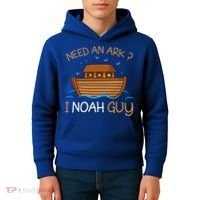Need An Ark I Noah Guy Funny Biblical Noahs Ark Kids Hoodie thumb 4