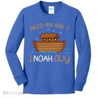 Need An Ark I Noah Guy Funny Biblical Noahs Ark Kids Long Sleeve Shirt thumb 0
