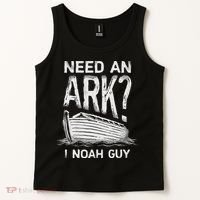 Need an Ark I Noah Guy Funny Christian Tank Top thumb 2