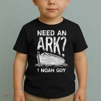 Need an Ark I Noah Guy Funny Christian Toddler T-Shirt thumb 2